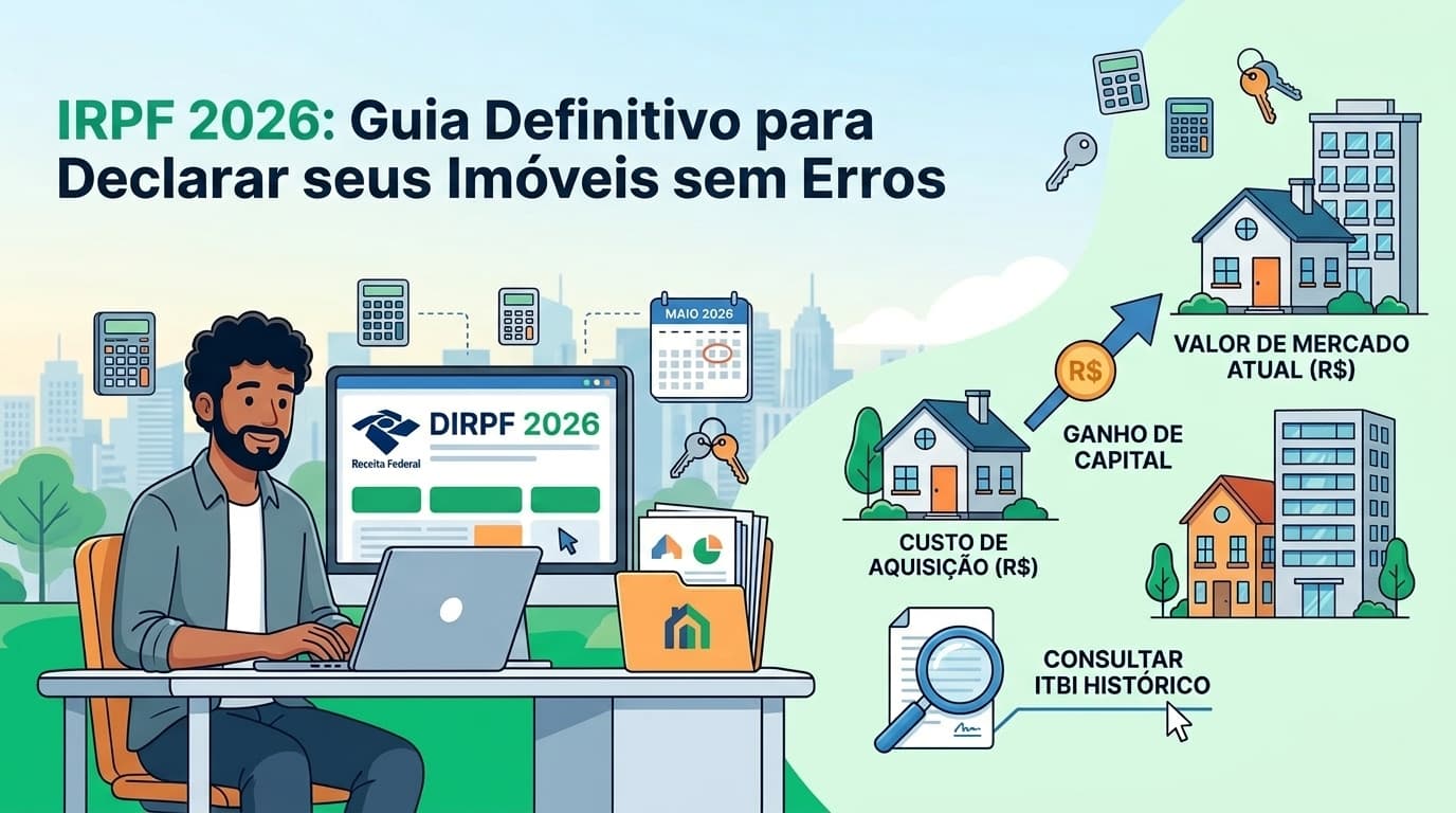 IRPF 2026: Guia Definitivo para Declarar seus Imóveis sem Erros